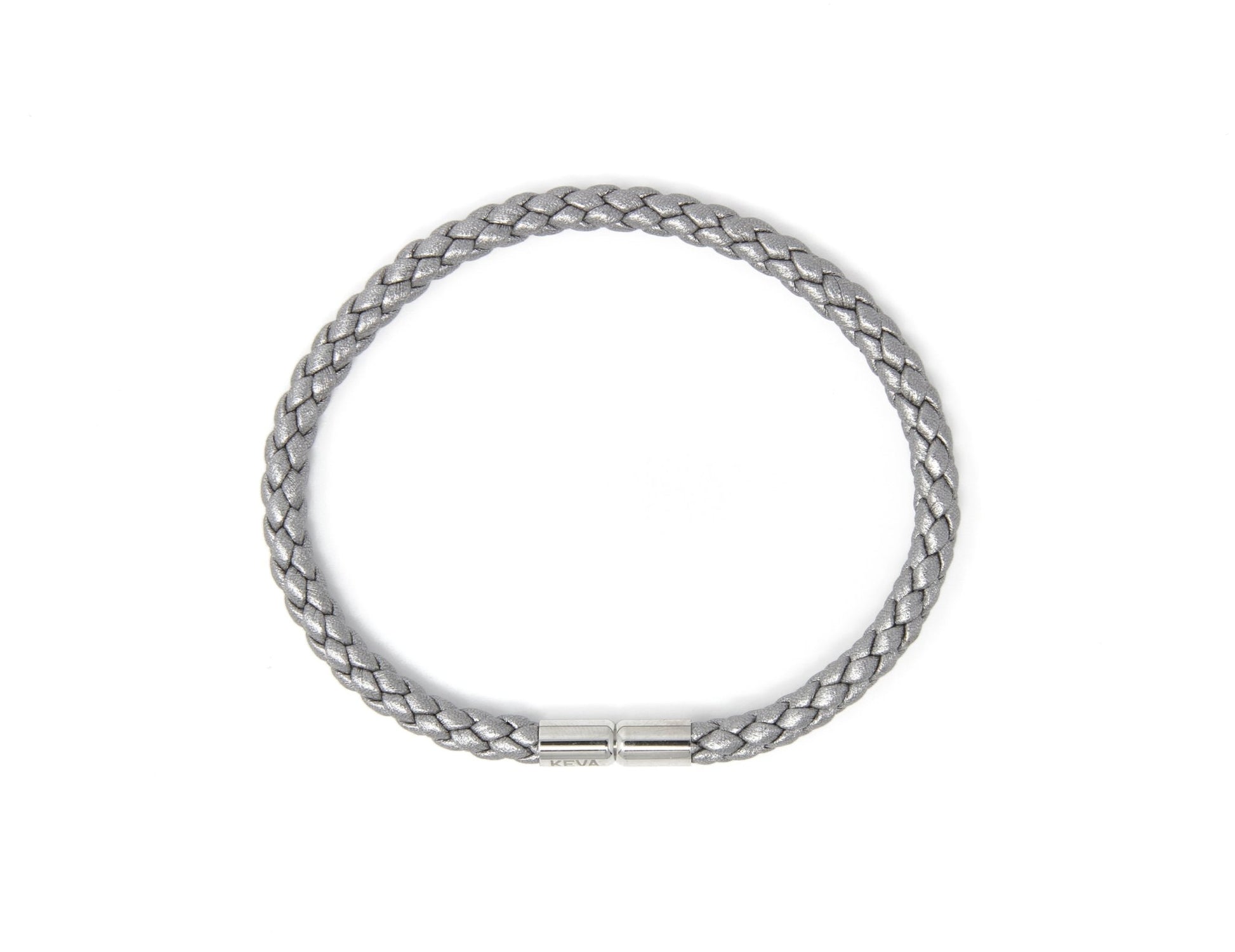 Pewter Braided Bracelet - themonogram manor 