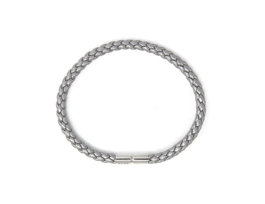 Pewter Braided Bracelet - themonogram manor 
