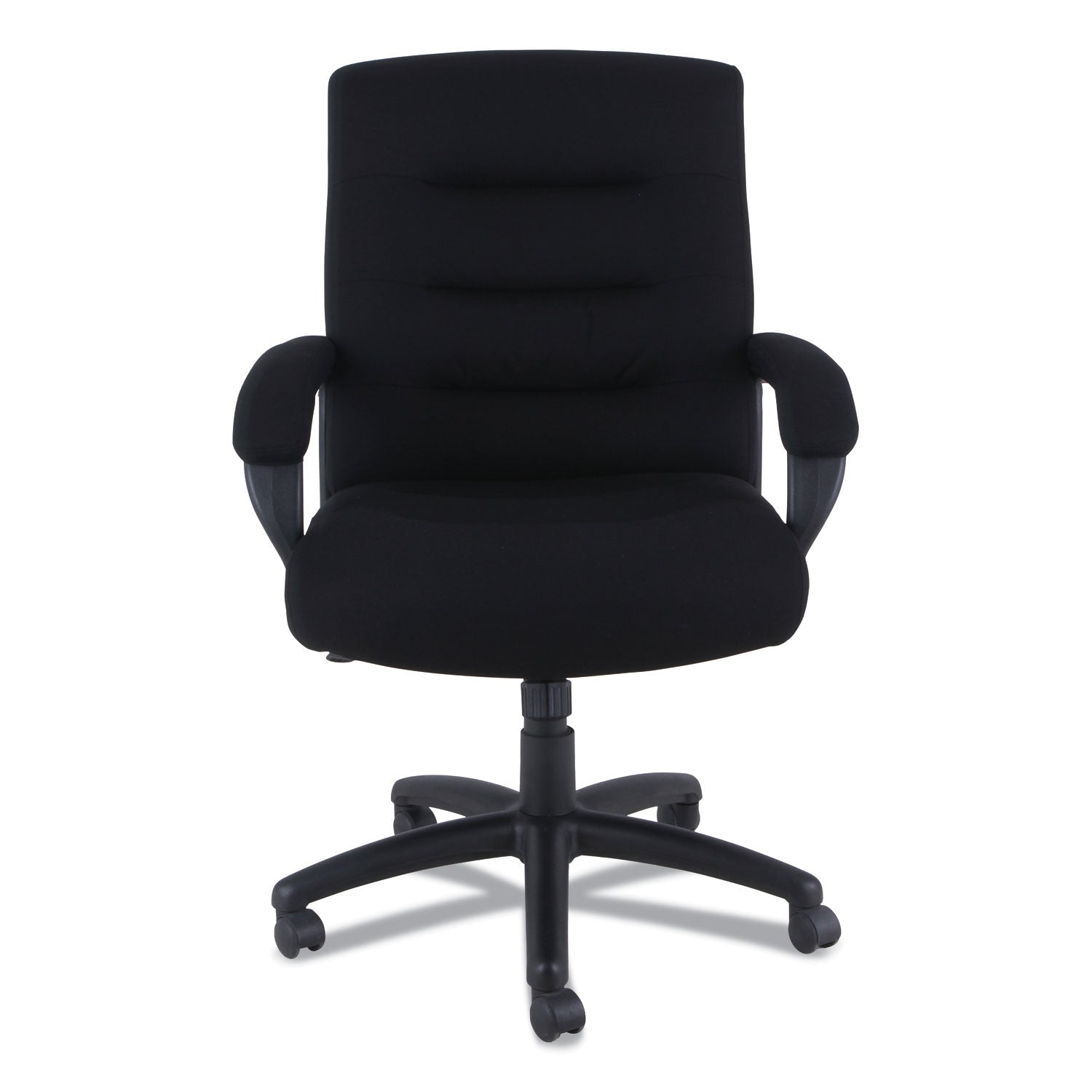 Alera Kesson Series Mid - Back Office Chair, Supports Up to 300 lb, 18.03" to 21.77" Seat Height, Black - themonogram manor 