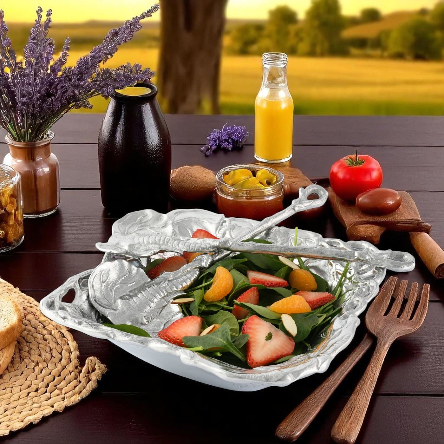 Elephant Salad Set 3-Pc - themonogram manor 