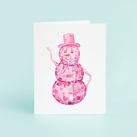 Disco Snowman - themonogram manor 