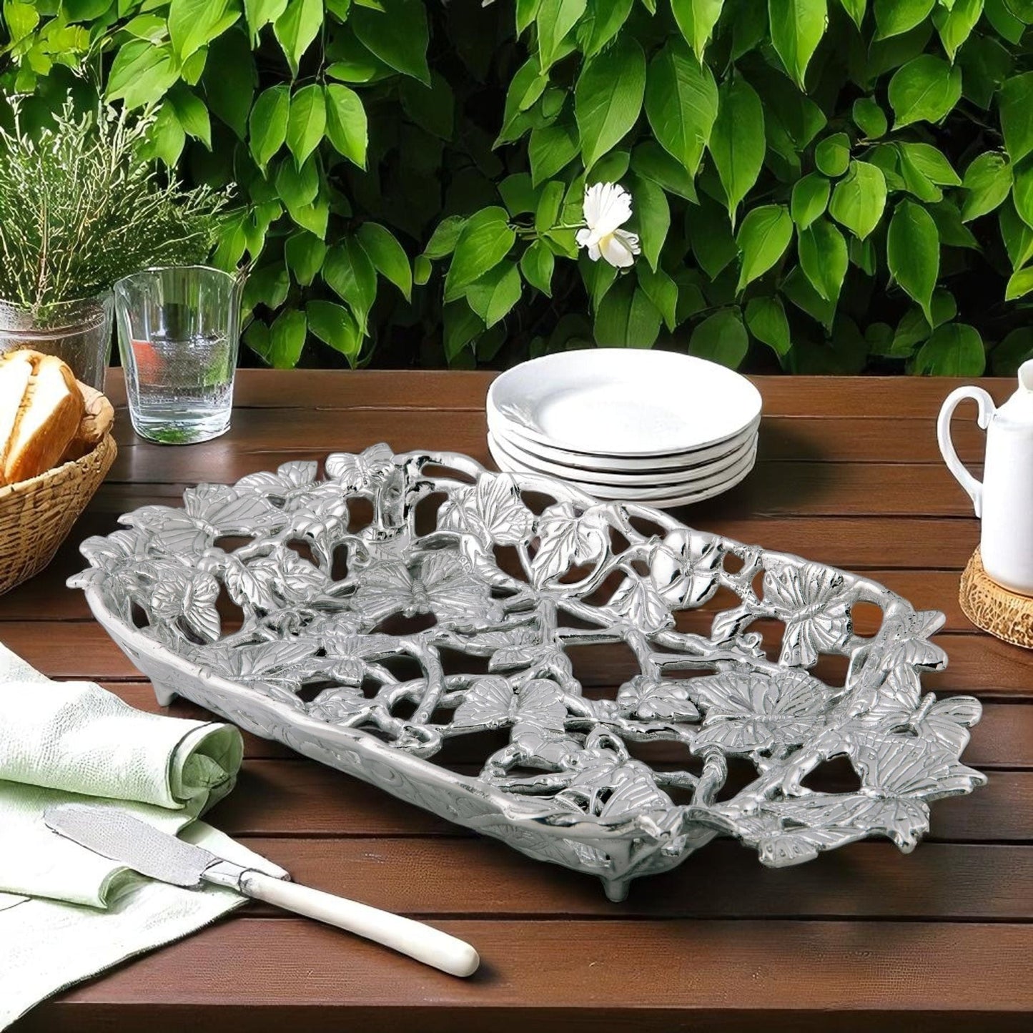 Butterfly Pyrex Holder 3qt - themonogram manor 