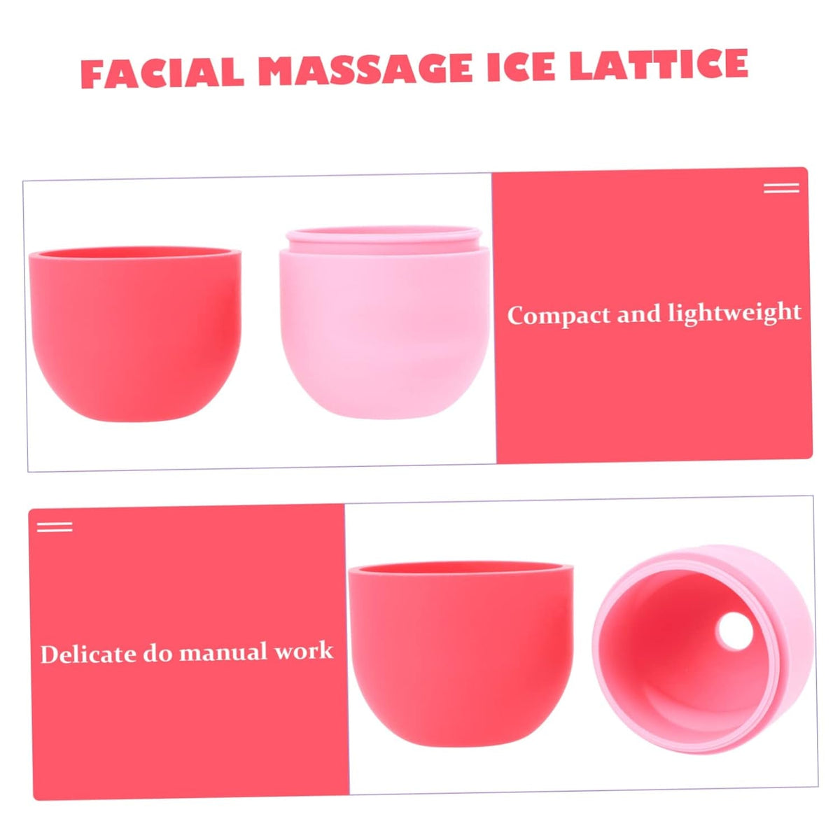 Silicone Ice Face Roller for Skincare Manual Massage Tool to Reduce Puffiness and Dark Circles Versatile Eye Roller for Men and Women for Sunburn Relief and Skin Care Routine - themonogram manor 