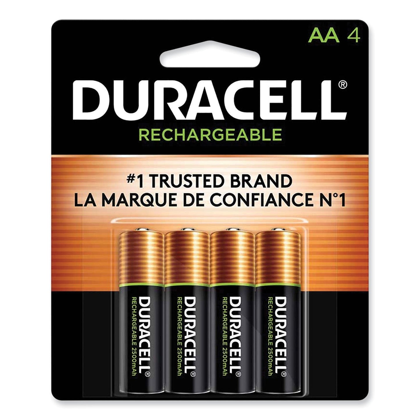 Duracell Rechargeable StayCharged NiMH Batteries, AA, 4/Pack - themonogram manor 