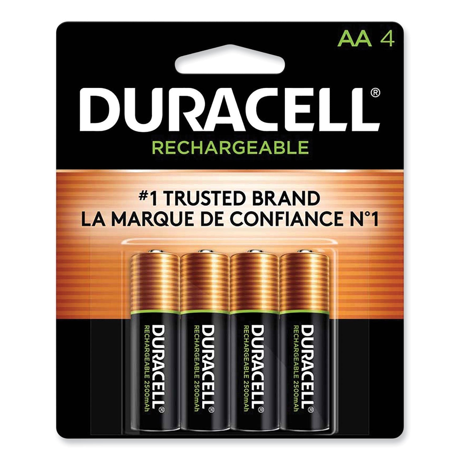 Duracell Rechargeable StayCharged NiMH Batteries, AA, 4/Pack - themonogram manor 