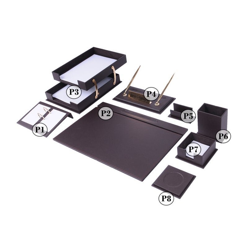 MOOG Desk Organizers And Accessories - Fully Customizable - 10 PCS - themonogram manor 