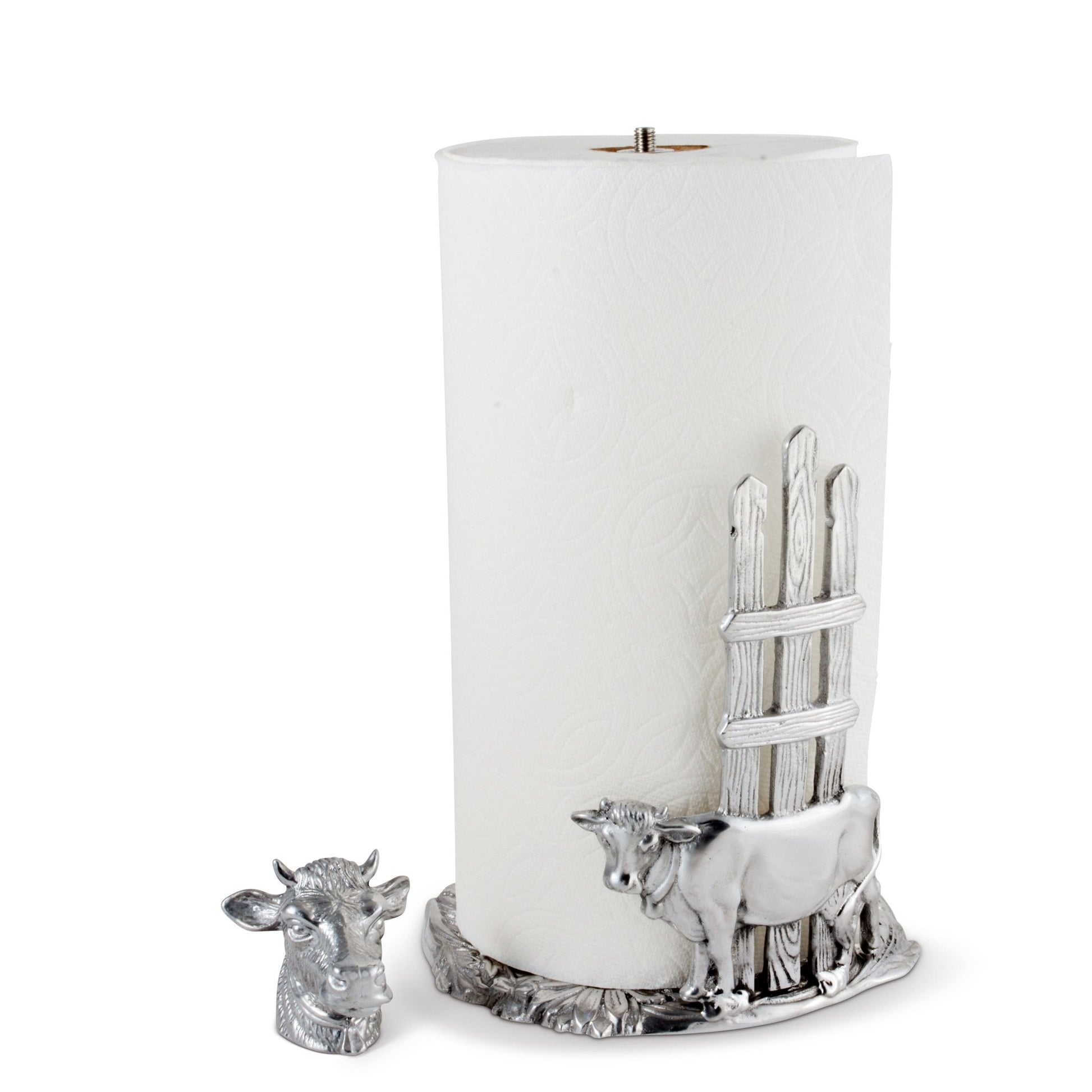 Cow Paper Towel Holder - themonogram manor 
