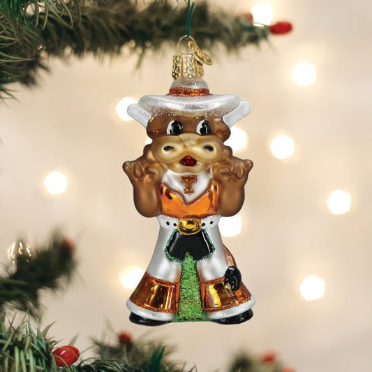 Texas Bevo Longhorn Ornament - themonogram manor 