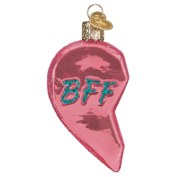 Bff Hearts Ornament - themonogram manor 