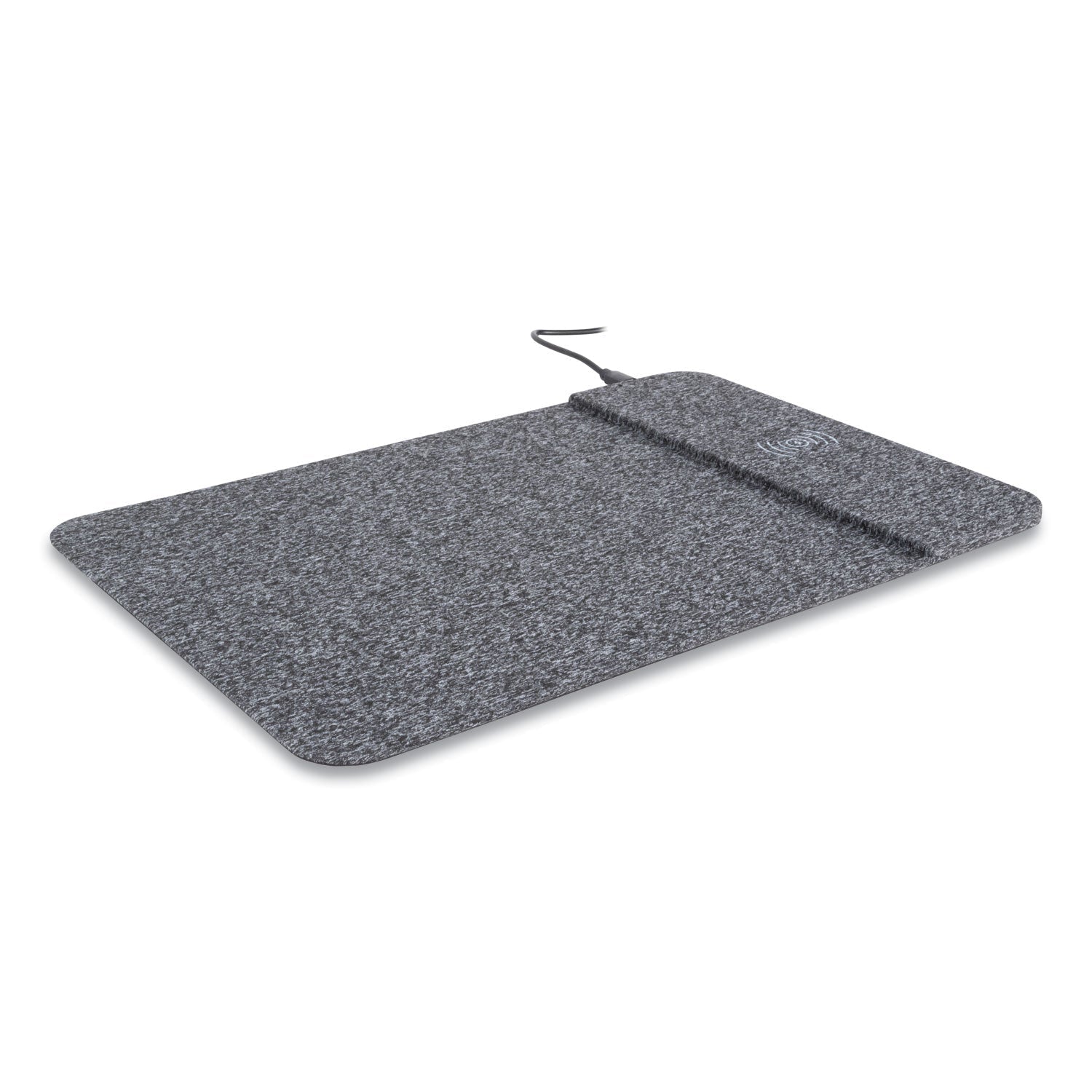 Allsop Powertrack Wireless Charging Mouse Pad, 13 x 8.75, Gray - themonogram manor 