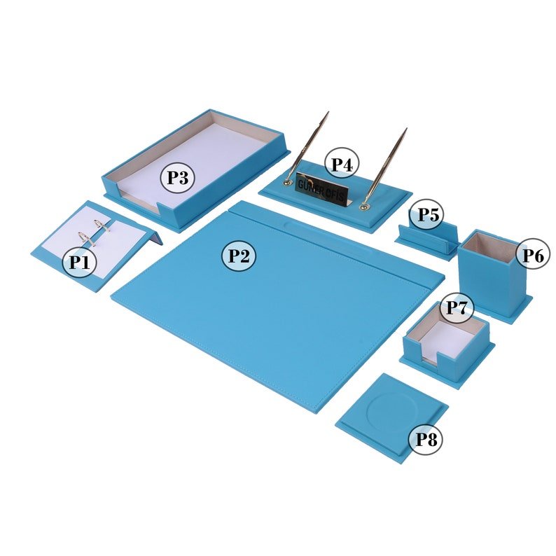 MOOG Desk Organizers And Accessories - Fully Customizable - 10 PCS - themonogram manor 