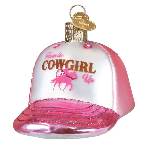 Cowgirl Trucker Cap Ornament - themonogram manor 