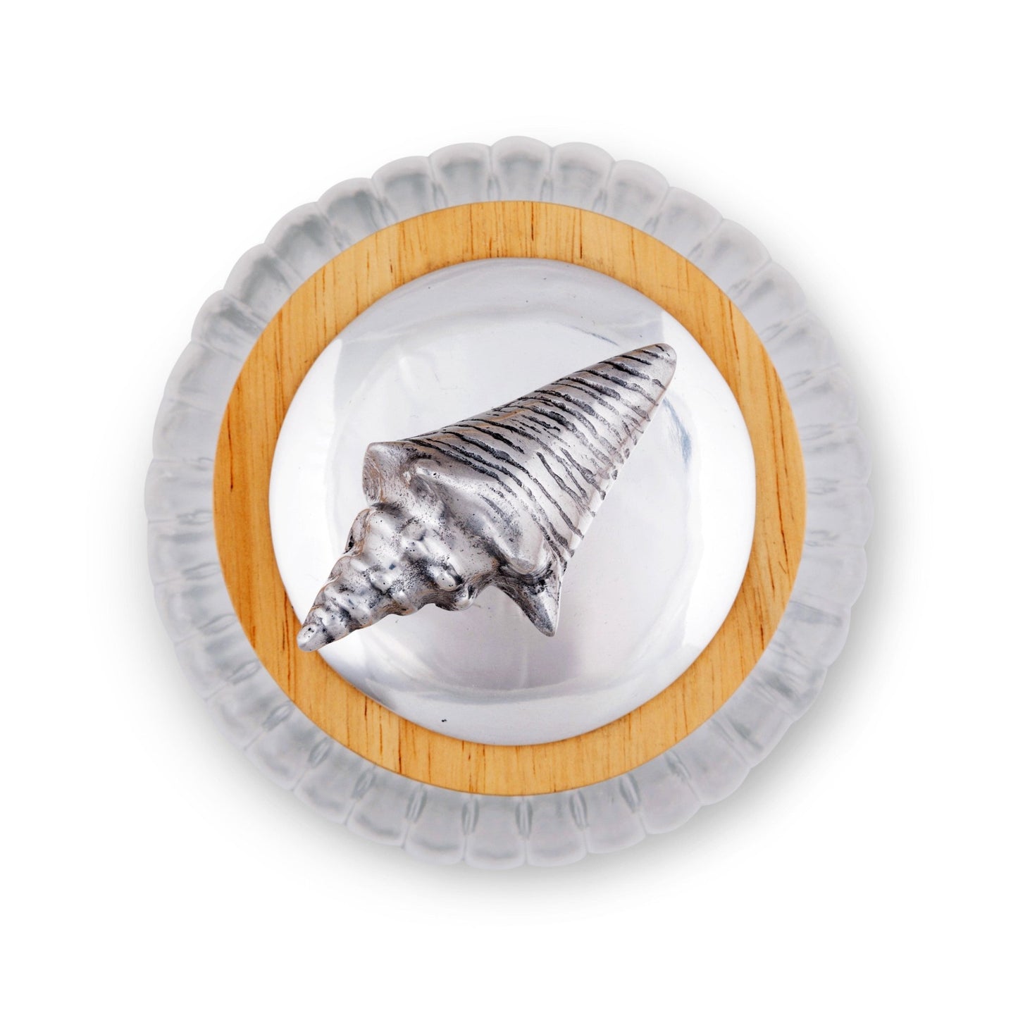 Shell Knob Glass Canisters - themonogram manor 