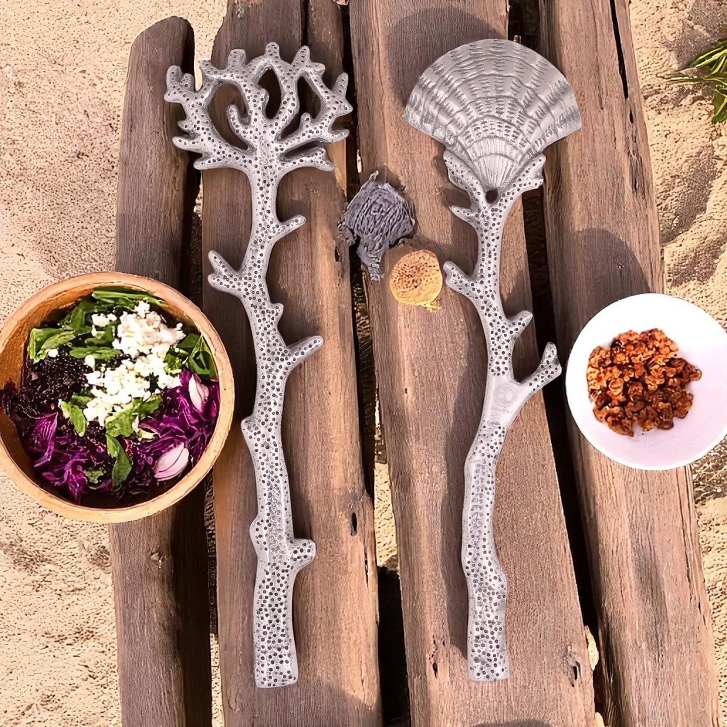 Shell and Sea Life Serving Set - themonogram manor 