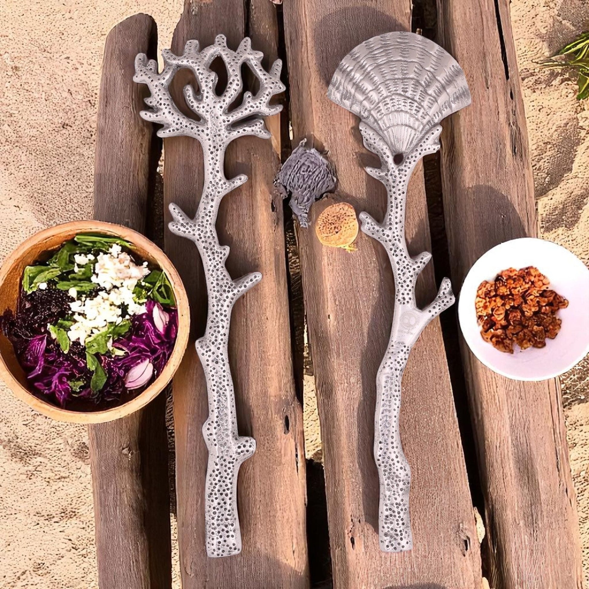 Shell and Sea Life Serving Set - themonogram manor 