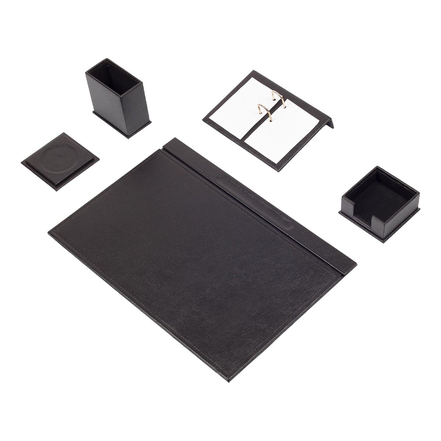 MOOG Leather Desk Set - 5 PCS - themonogram manor 