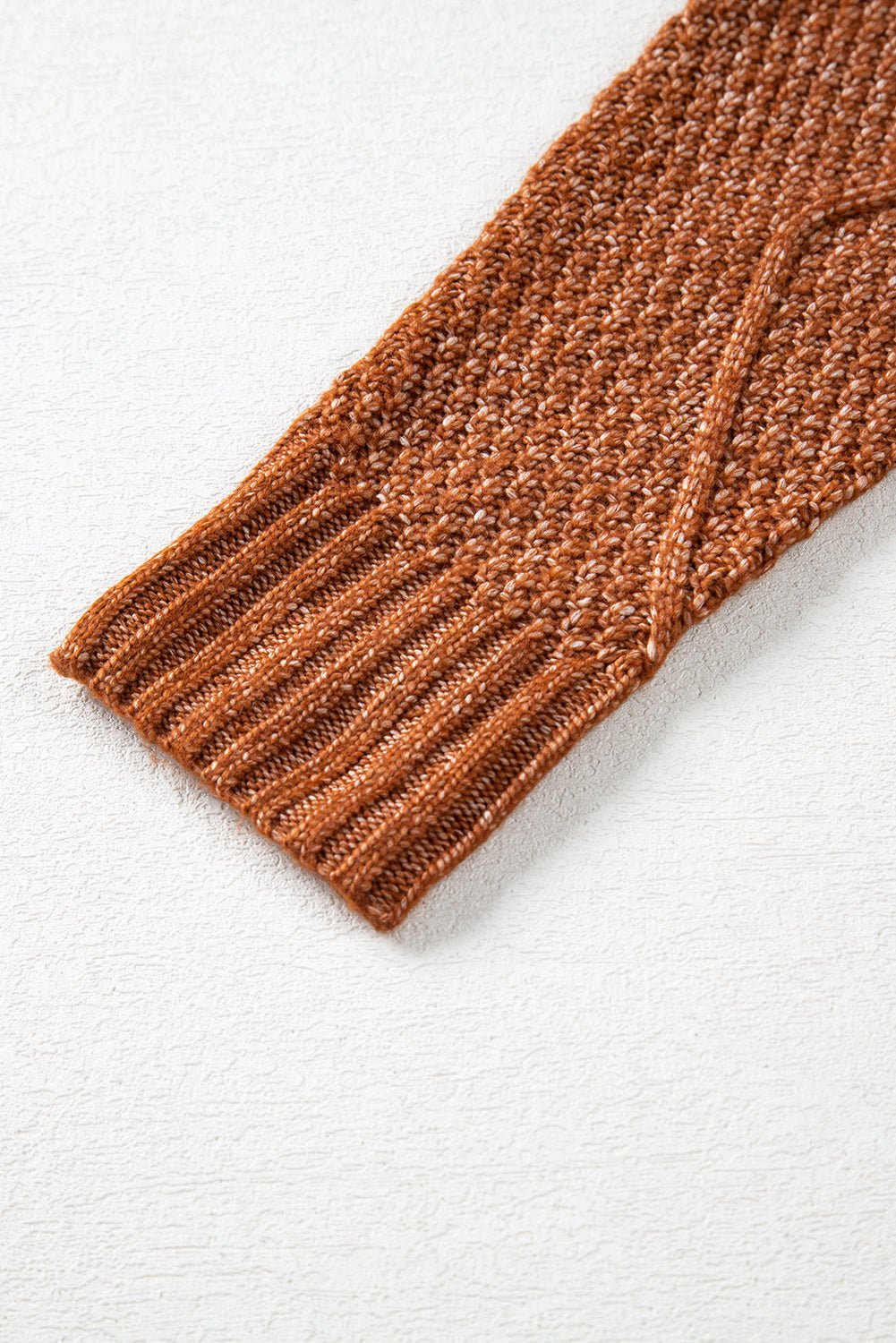 Cable Knit Sweater Dress in Coffee - themonogram manor 