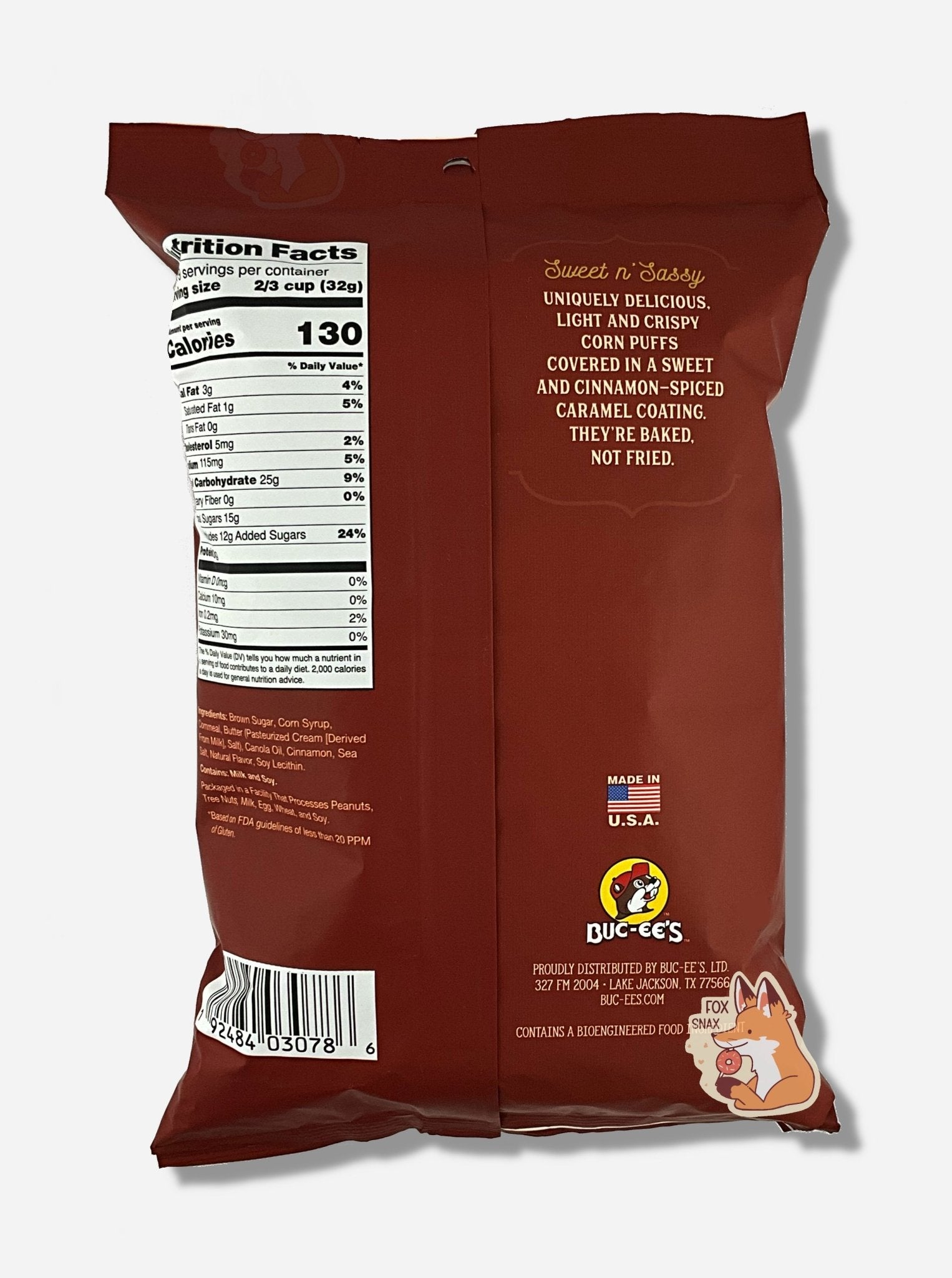 Buc - ee's Cinnamon Sweet Beaver Nuggets - themonogram manor 