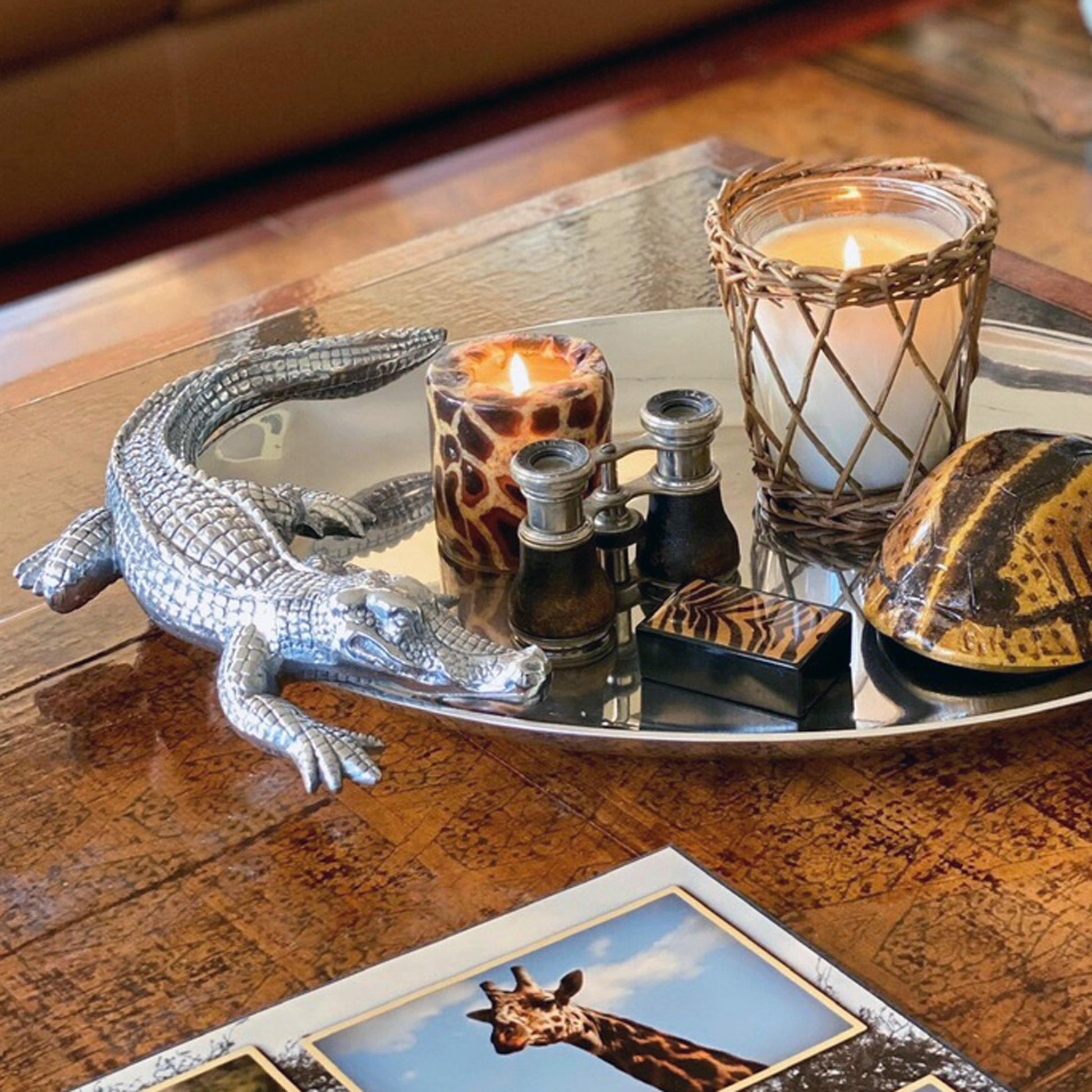 Alligator Oval Platter - themonogram manor 