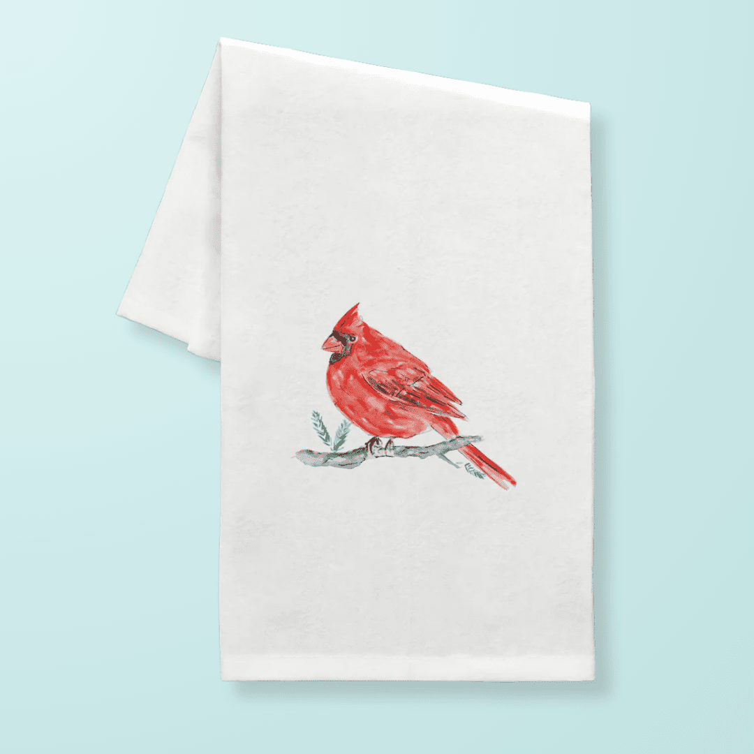 Cardinal Tea Towel - themonogram manor 