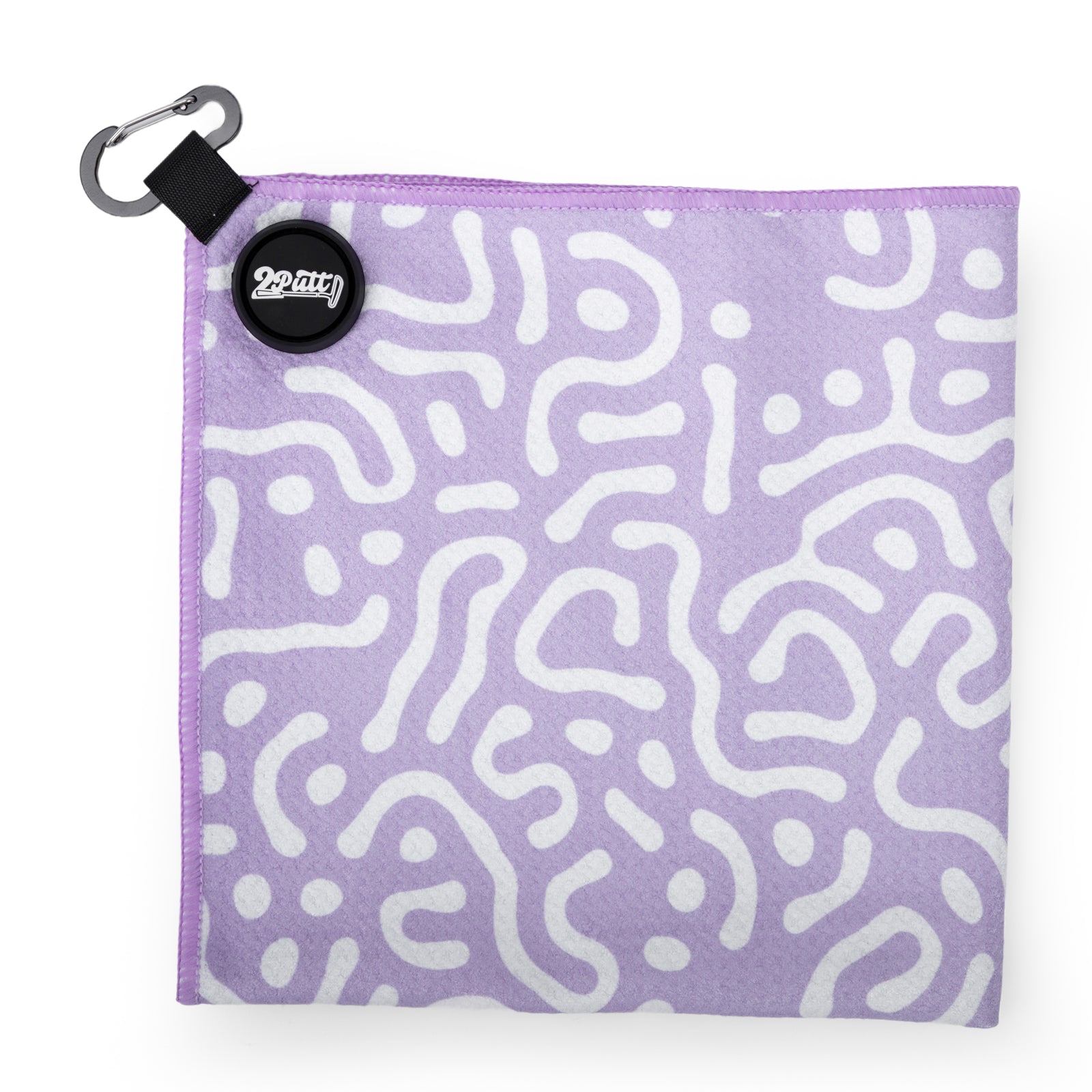 Wrong Fairway Lavender Magnet Golf Towel - themonogram manor 