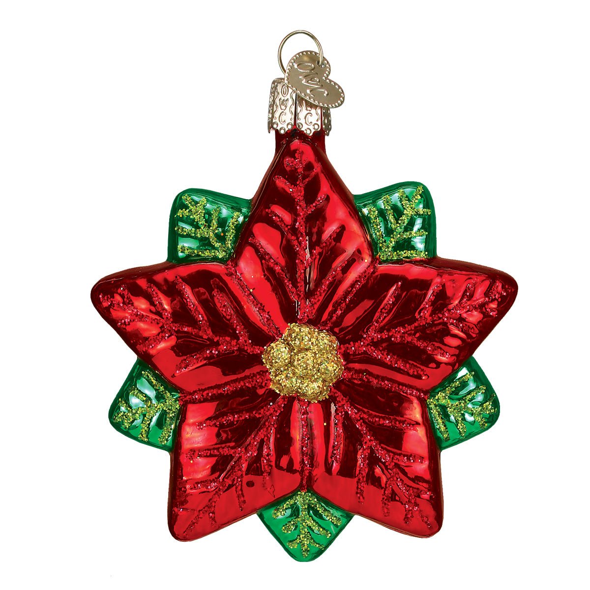 Poinsettia Star Ornament - #themonogram manor #