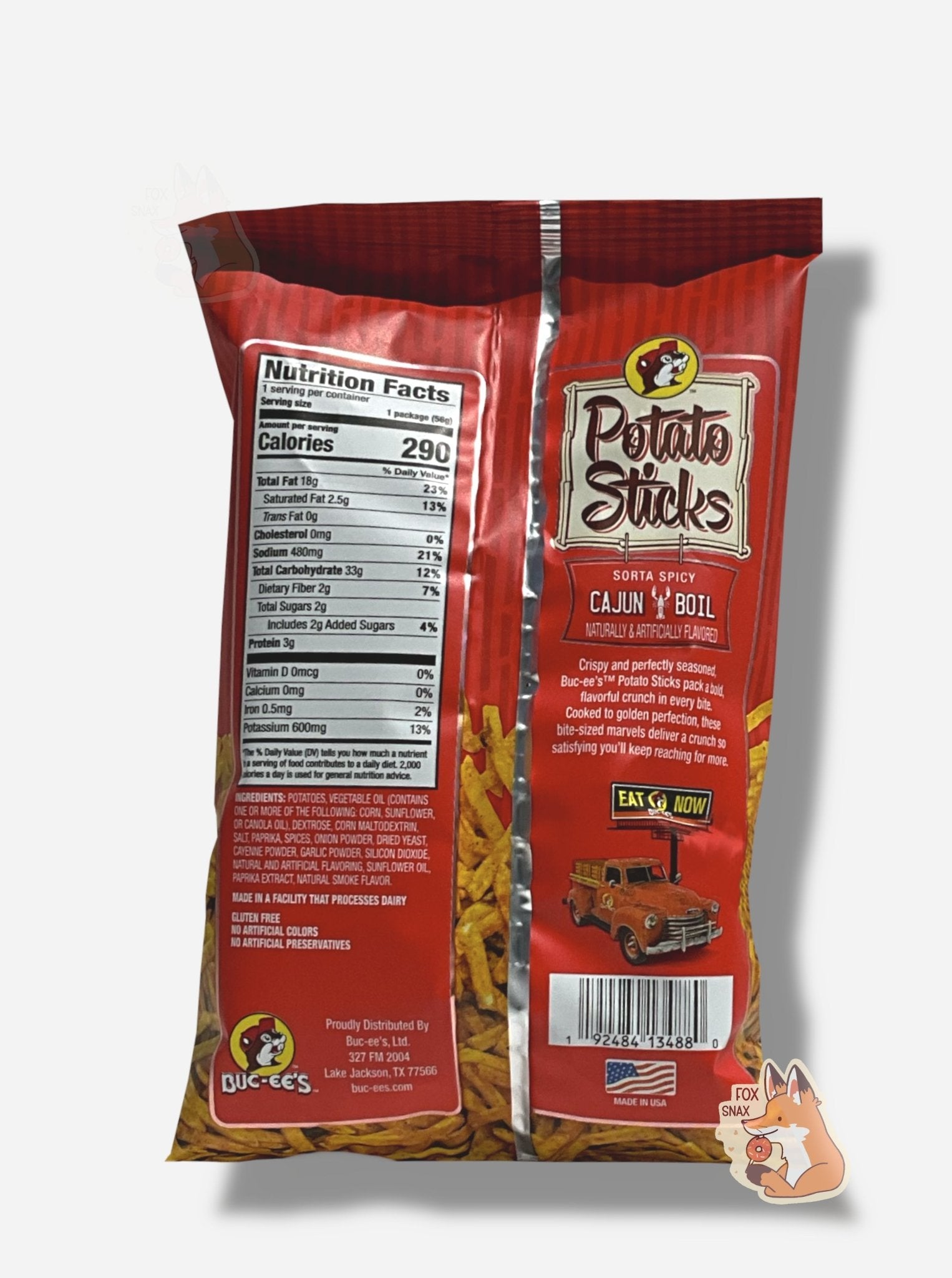 Buc - ee's Potato Sticks - themonogram manor 