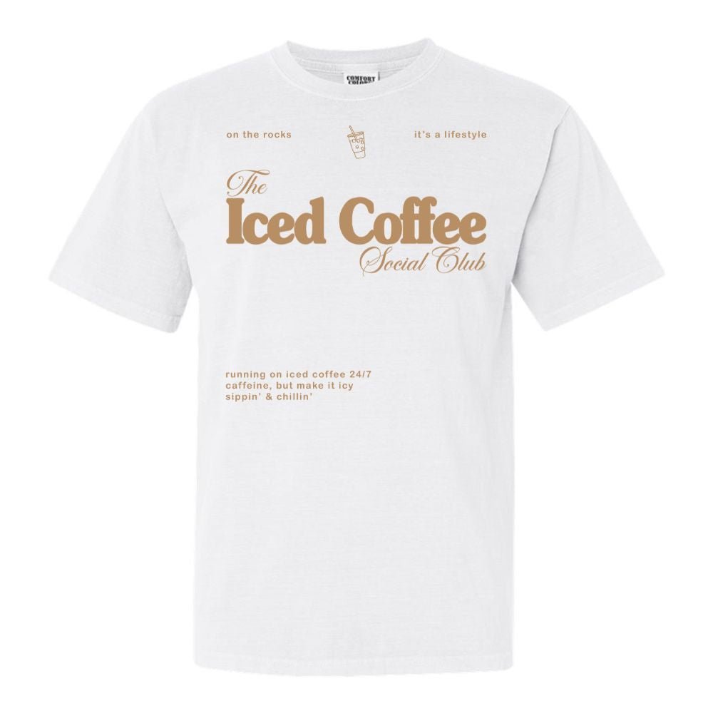 'Iced Coffee Social Club' T-Shirt - themonogram manor 