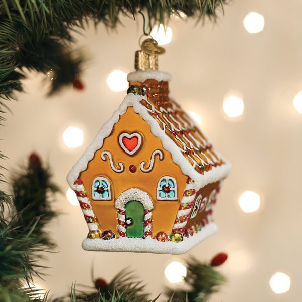 Sweet Gingerbread Cottage Ornament - themonogram manor 