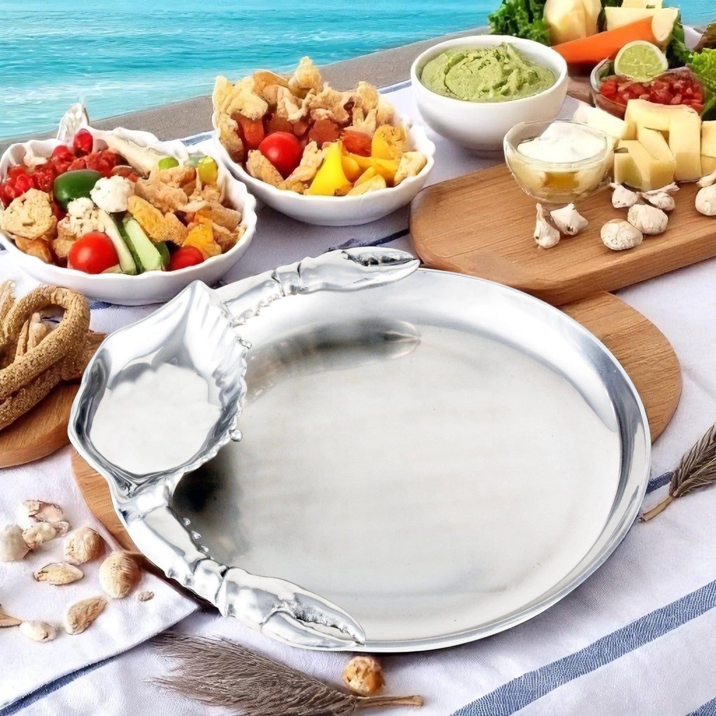 Crab Chip and Dip - themonogram manor 