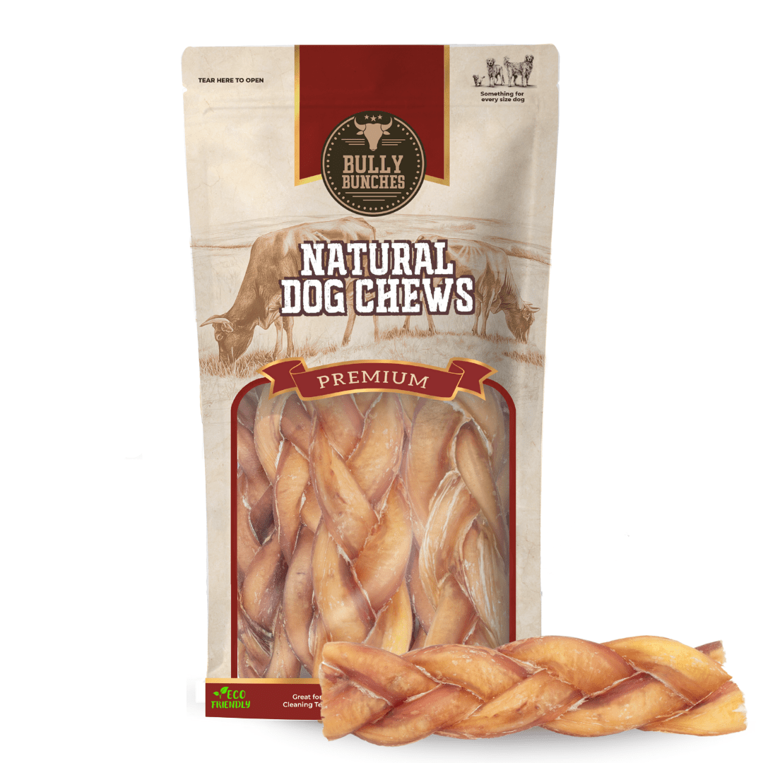 6 Inch Jumbo Braided Bully Stick - themonogram manor 