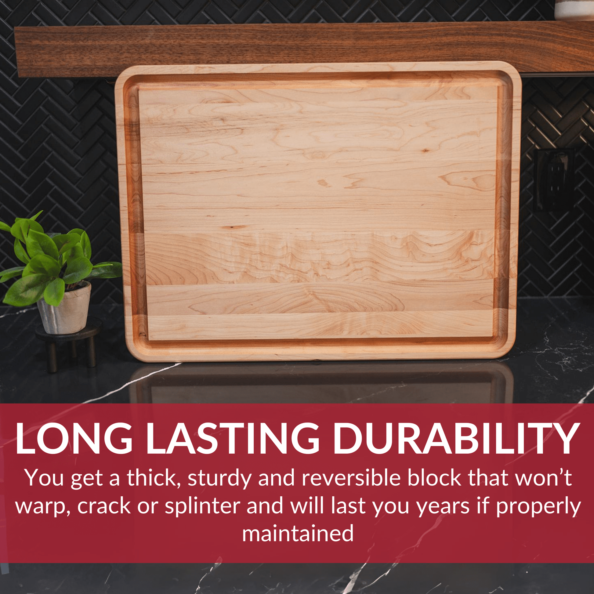 Small Maple Wood Cutting Board - themonogram manor 