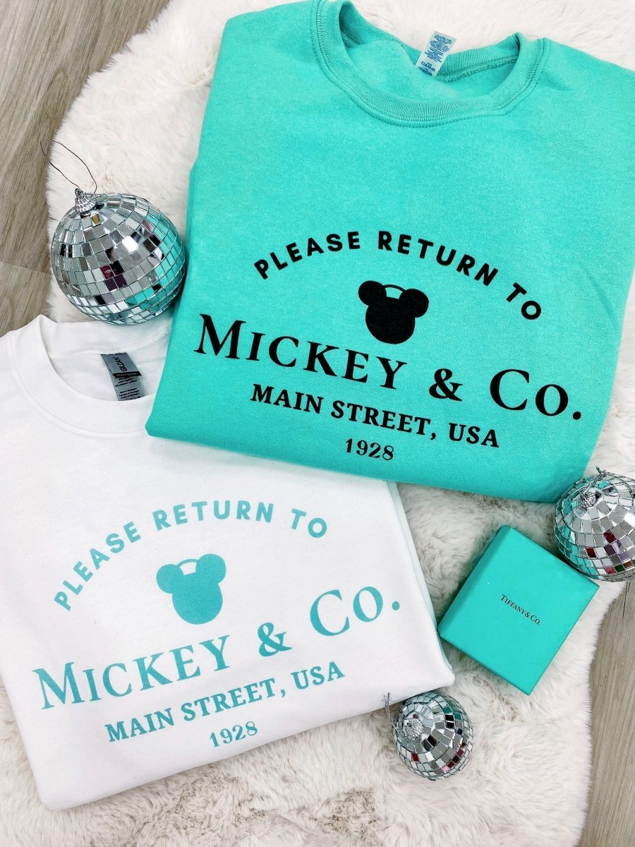 'Return To Mickey & Co.' Crewneck Sweatshirt - themonogram manor 
