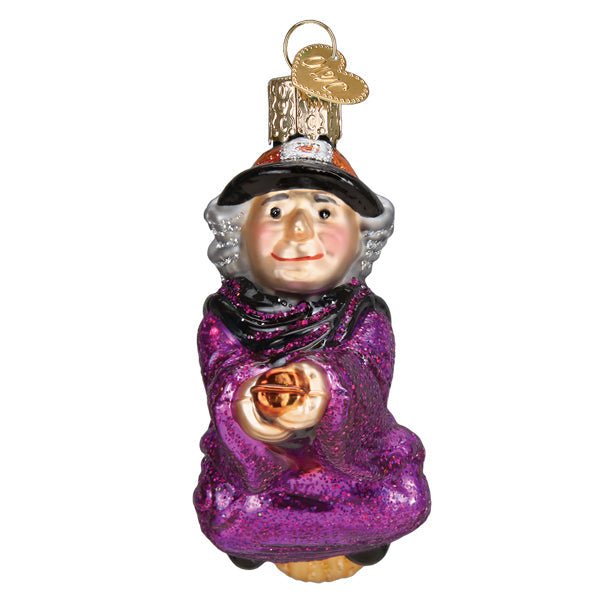 Witch On Broomstick Ornament - themonogram manor 