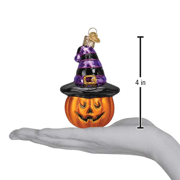Witch Pumpkin Ornament - themonogram manor 