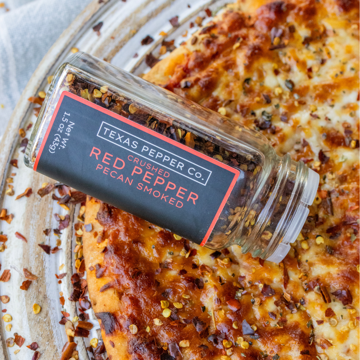 Crushed Red Pepper - Pecan Smoked - themonogram manor 