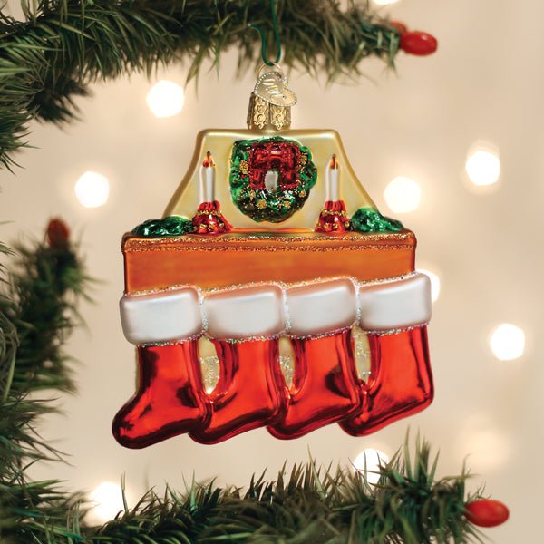 Family Of 4 Stockings Ornament - themonogram manor 