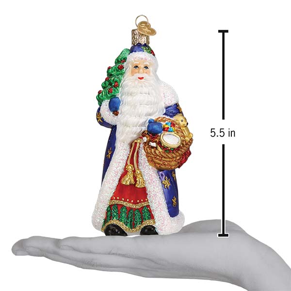 Regal Father Christmas Ornament - #themonogram manor #