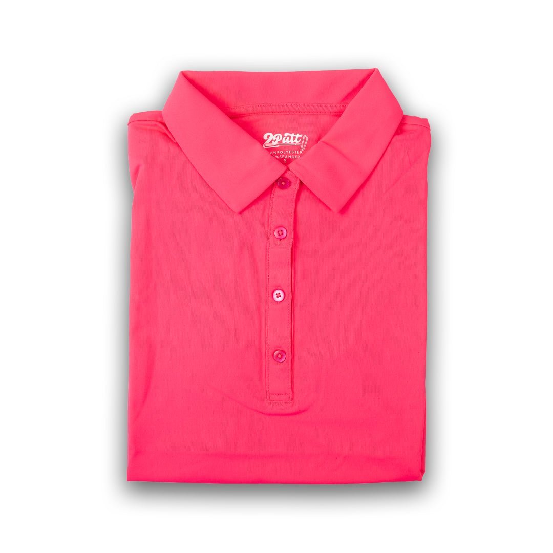 Hot Pink Women's Polo (Sleeveless) - themonogram manor 