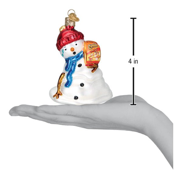 Flamin' Hot Cheetos Snowman Ornament - #themonogram manor #