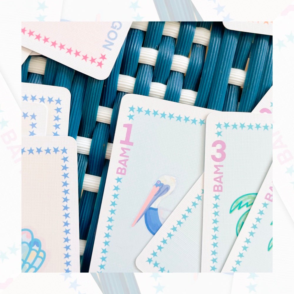 Play Away Mahjong Cards: Beach Edition - themonogram manor 