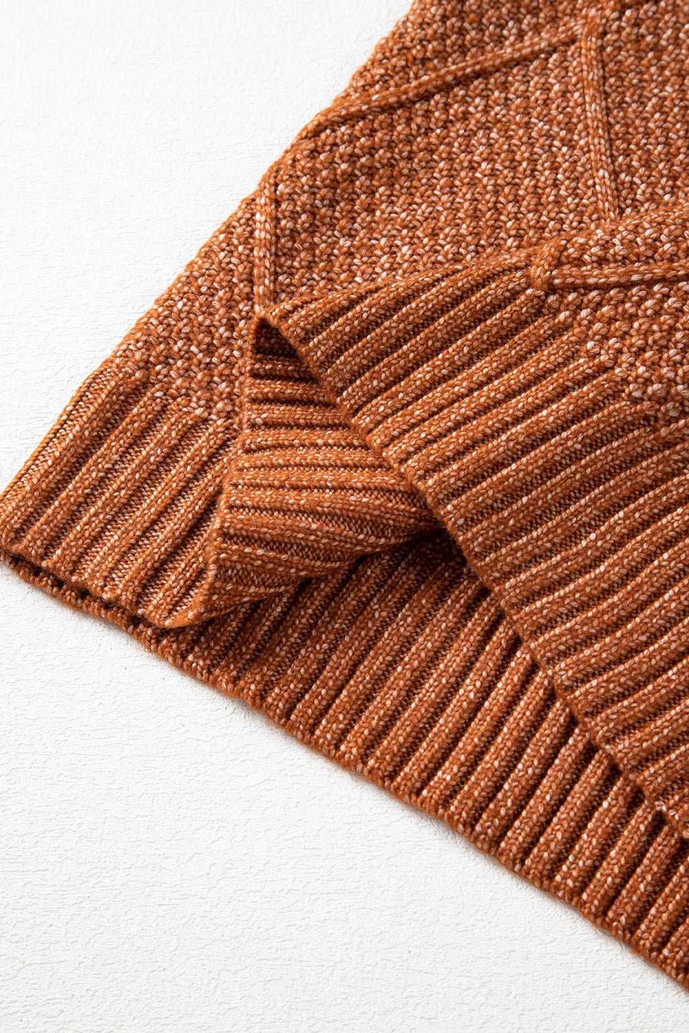Cable Knit Sweater Dress in Coffee - themonogram manor 