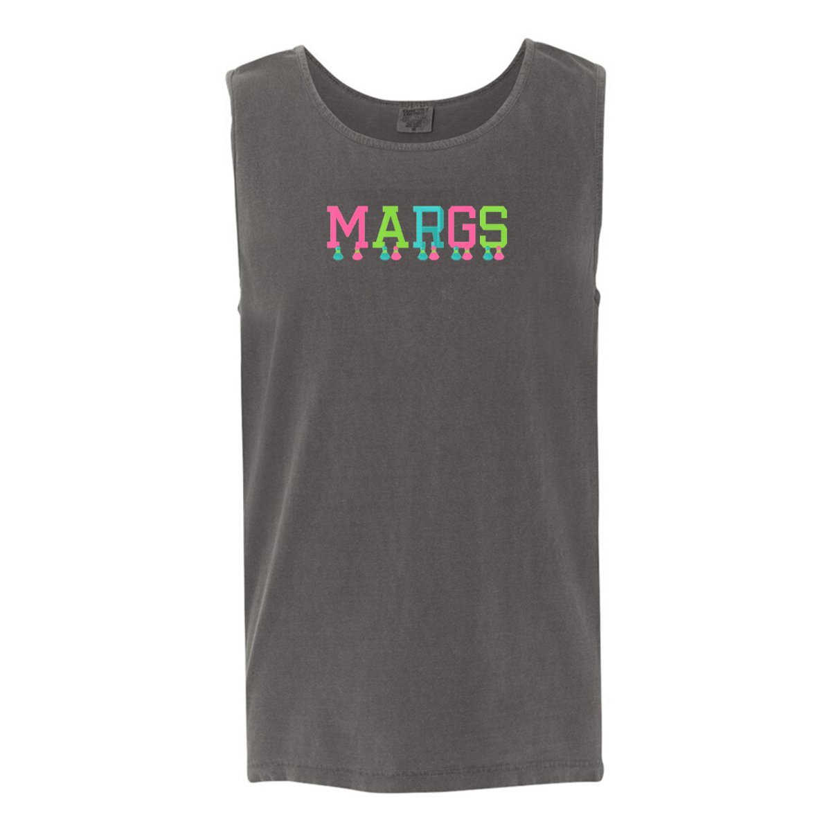 Embroidered Tasseled 'Margs' Tank Top - themonogram manor 