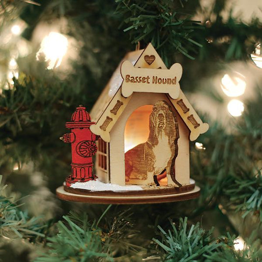 Basset Hound Ornament - #themonogram manor #