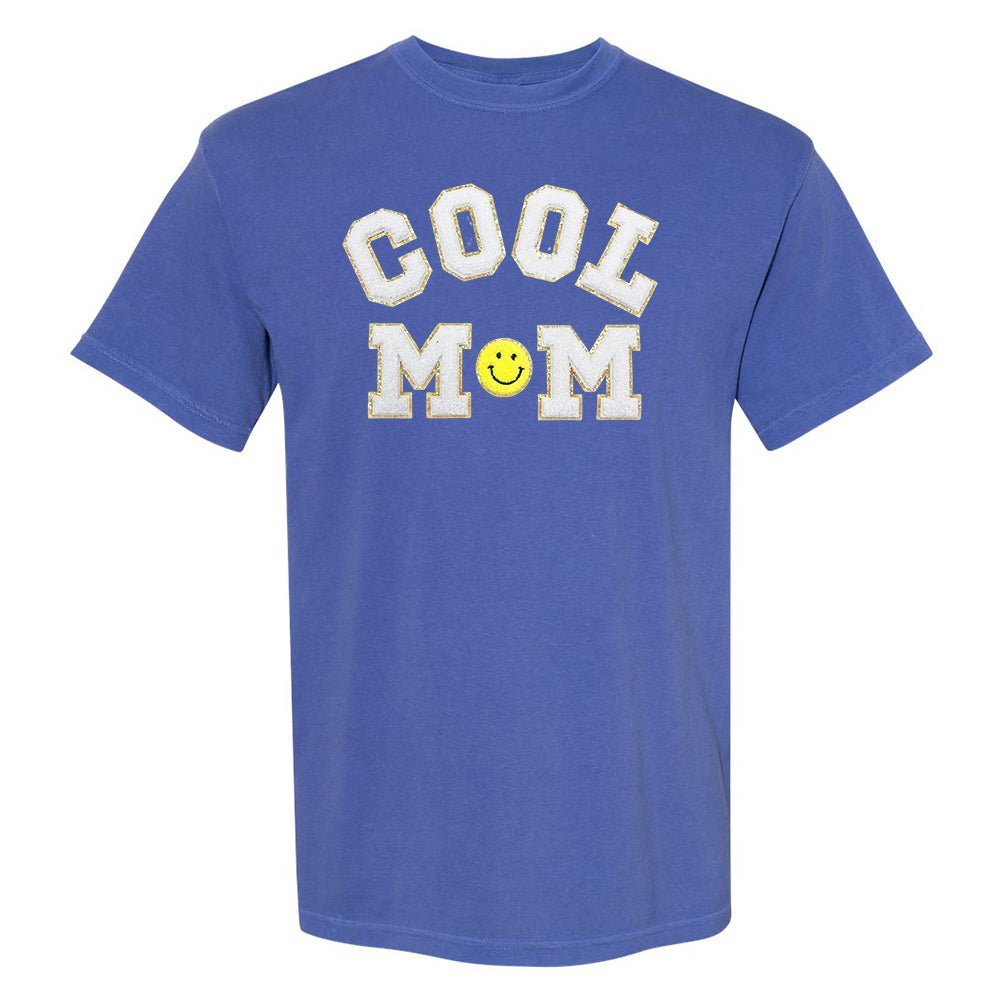 Cool Mom Letter Patch T-Shirt - themonogram manor 