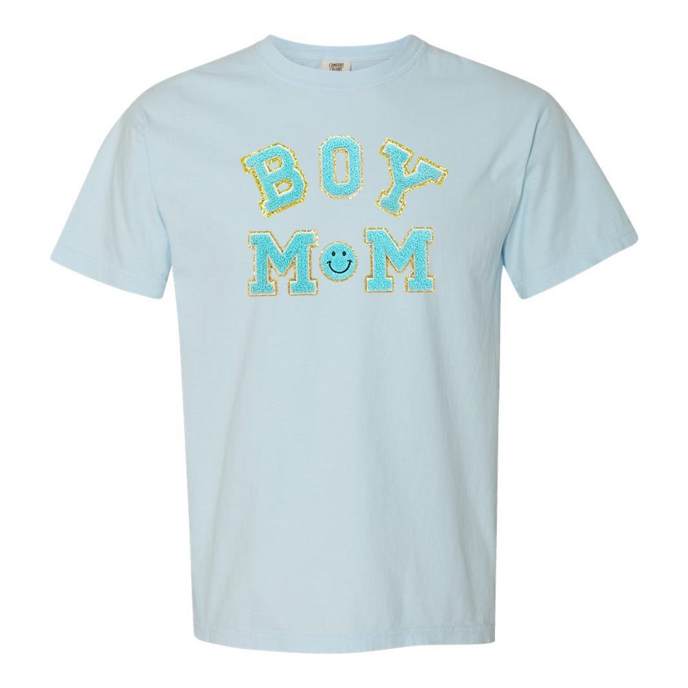 Boy Mom Letter Patch T-Shirt - themonogram manor 