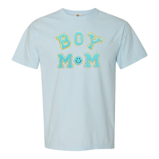 Boy Mom Letter Patch T-Shirt - themonogram manor 