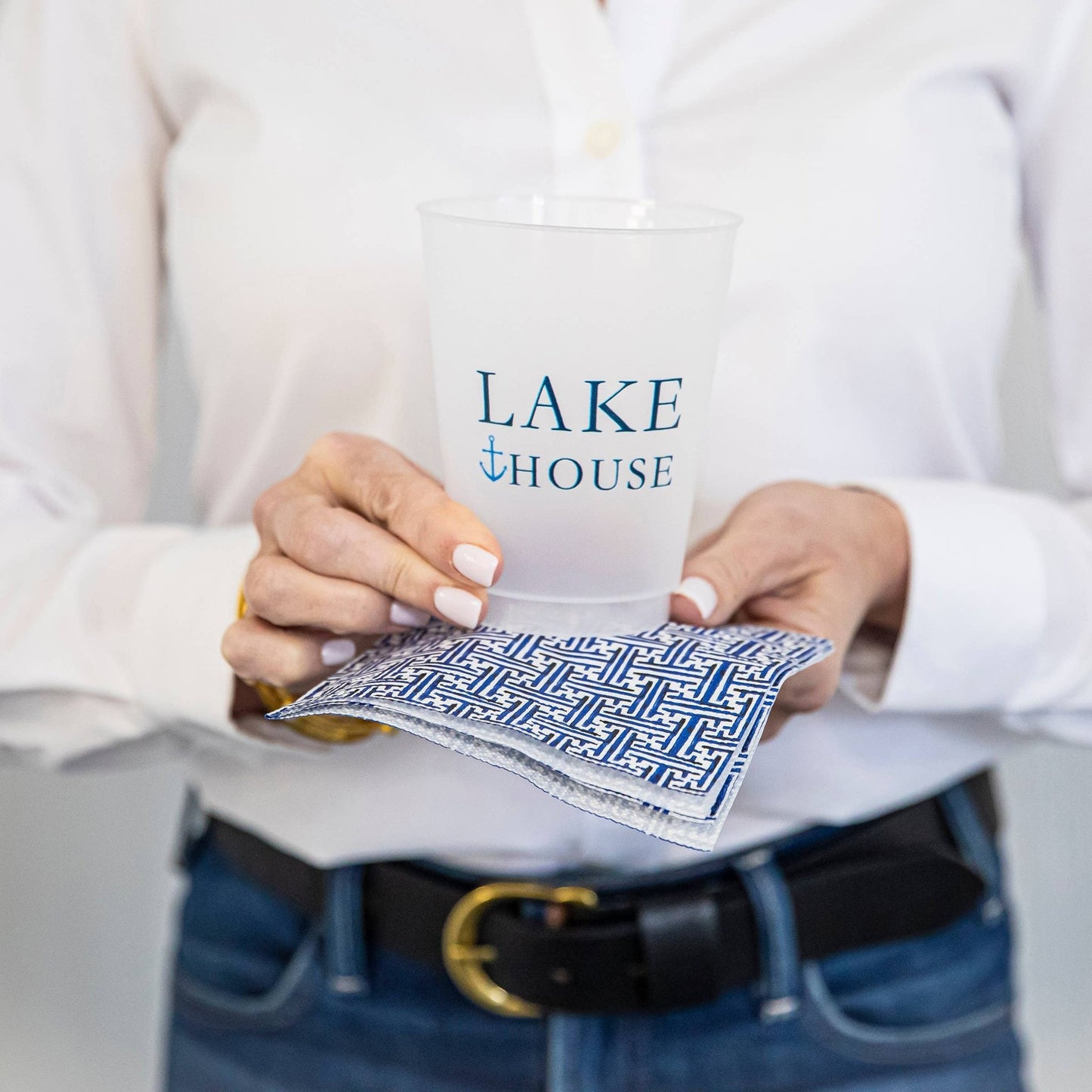 In Stock Lake House Shatterproof Cups - themonogram manor 