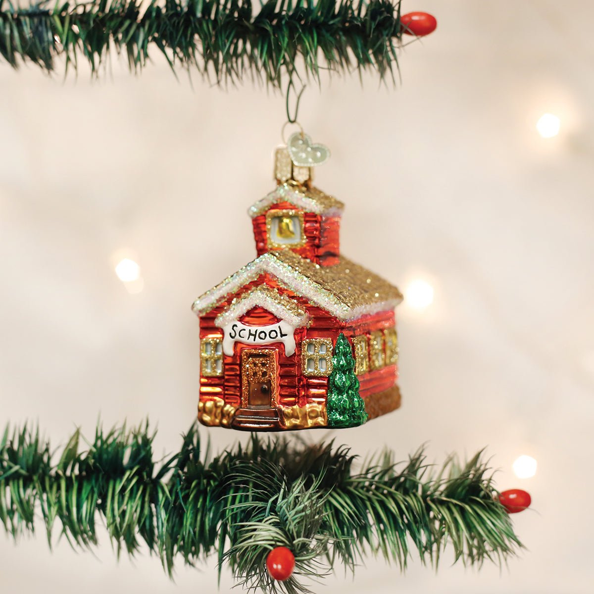 School House Ornament - #themonogram manor #