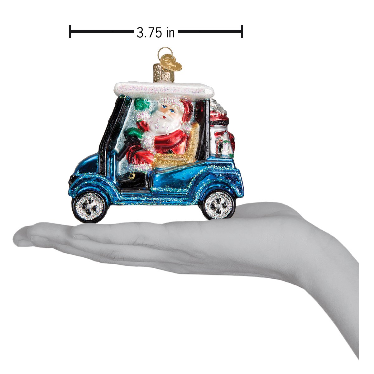 Golf Cart Santa - themonogram manor 